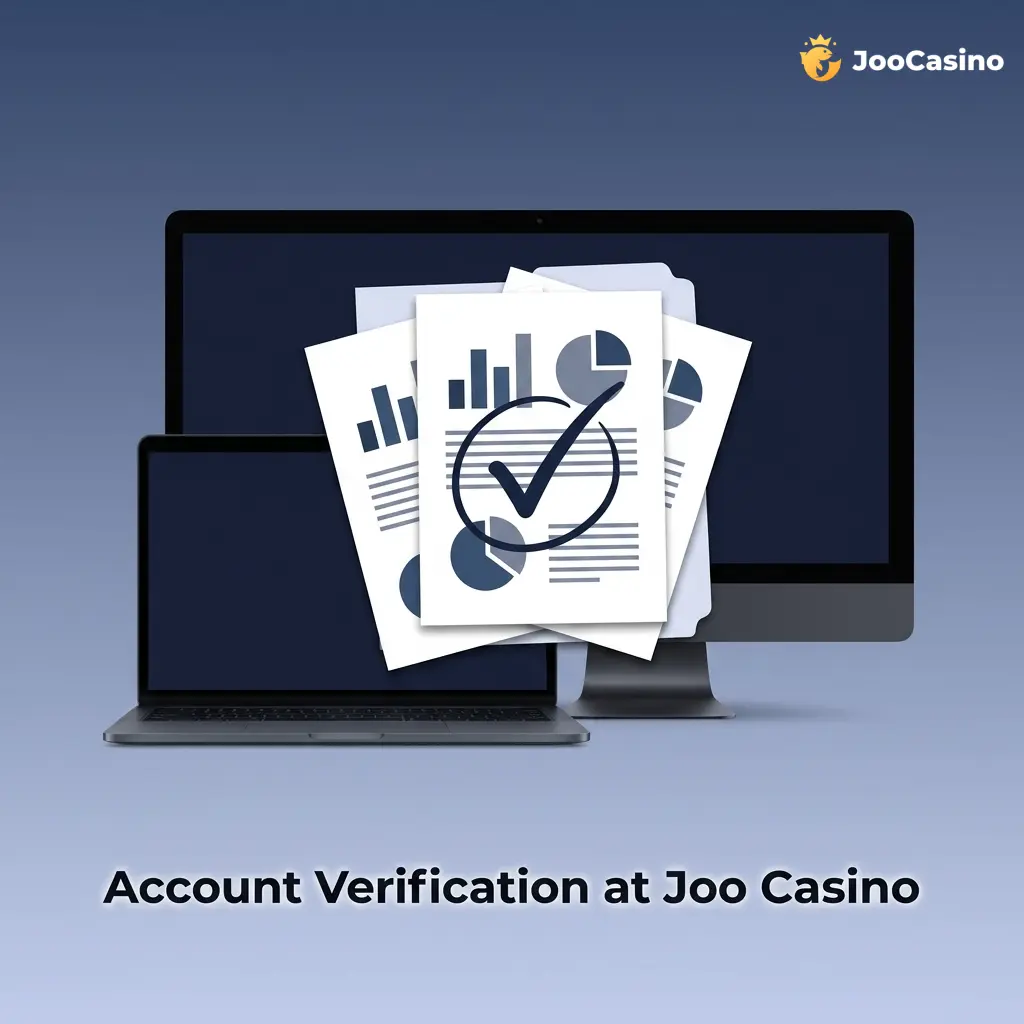 Player completing KYC verification steps at Joo Casino by uploading identity and address documents for account approval