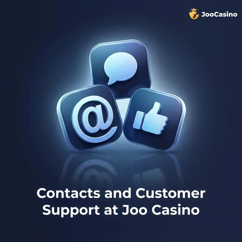 Joo Casino customer support contact options including live chat, email, and FAQ centre for Australian players