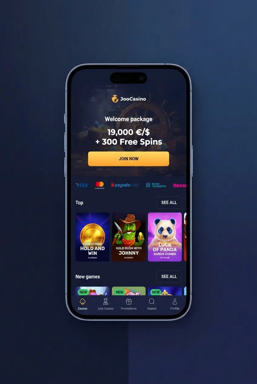 Joo Casino app step-by-step betting guide showing sports selection, bet slip, and place bet process on mobile