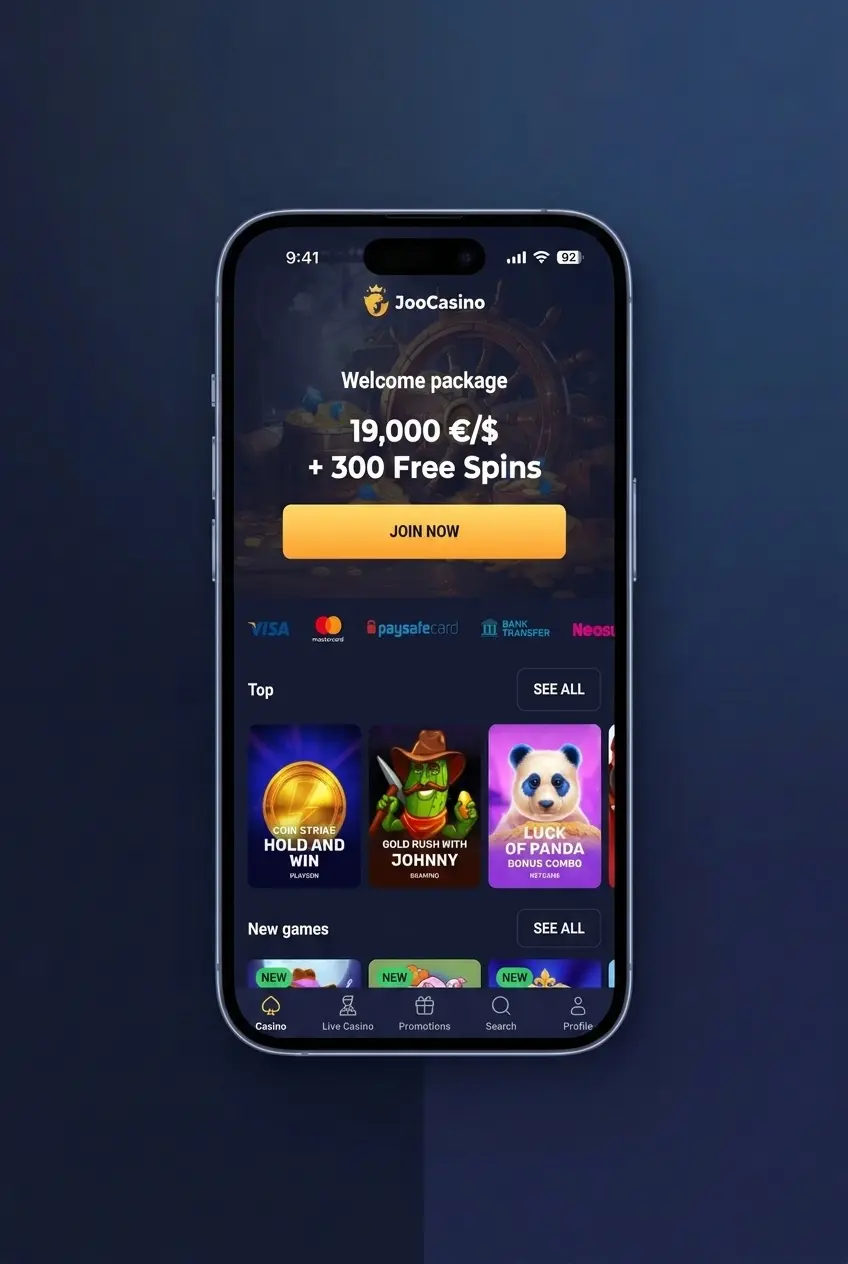 Joo Casino app step-by-step betting guide showing sports selection, bet slip, and place bet process on mobile