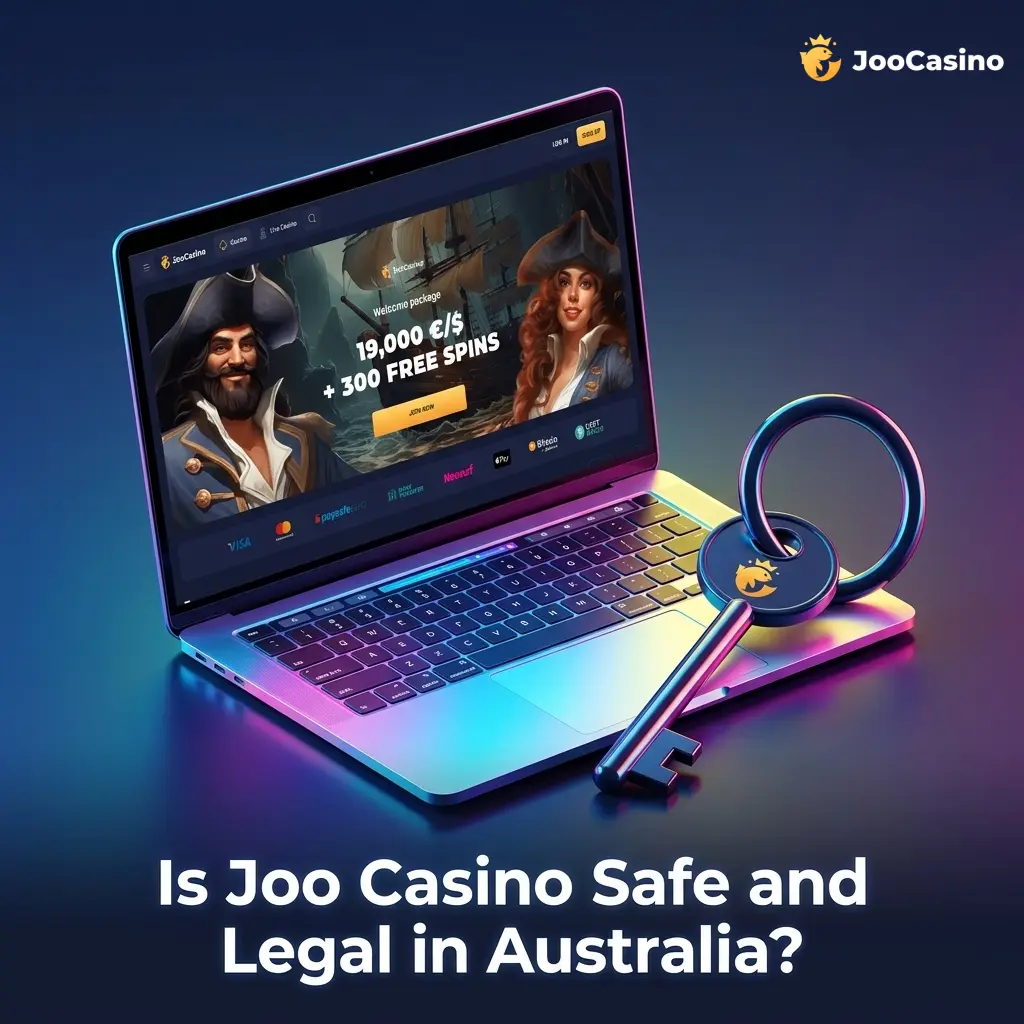 Joo Casino Curaçao eGaming licence badge with SSL encryption security symbol for Australian players