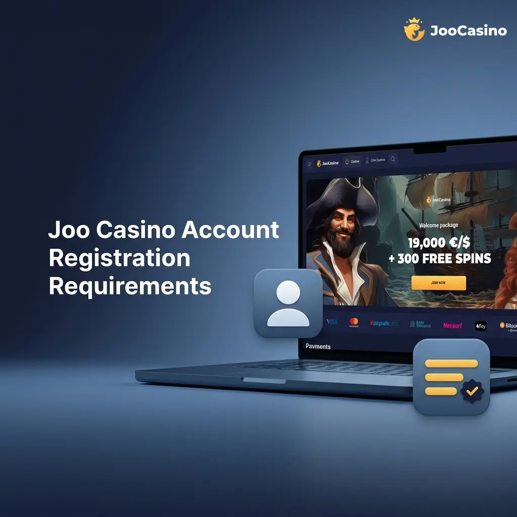 Joo Casino account registration requirements for Australian players including age verification and KYC identity checks