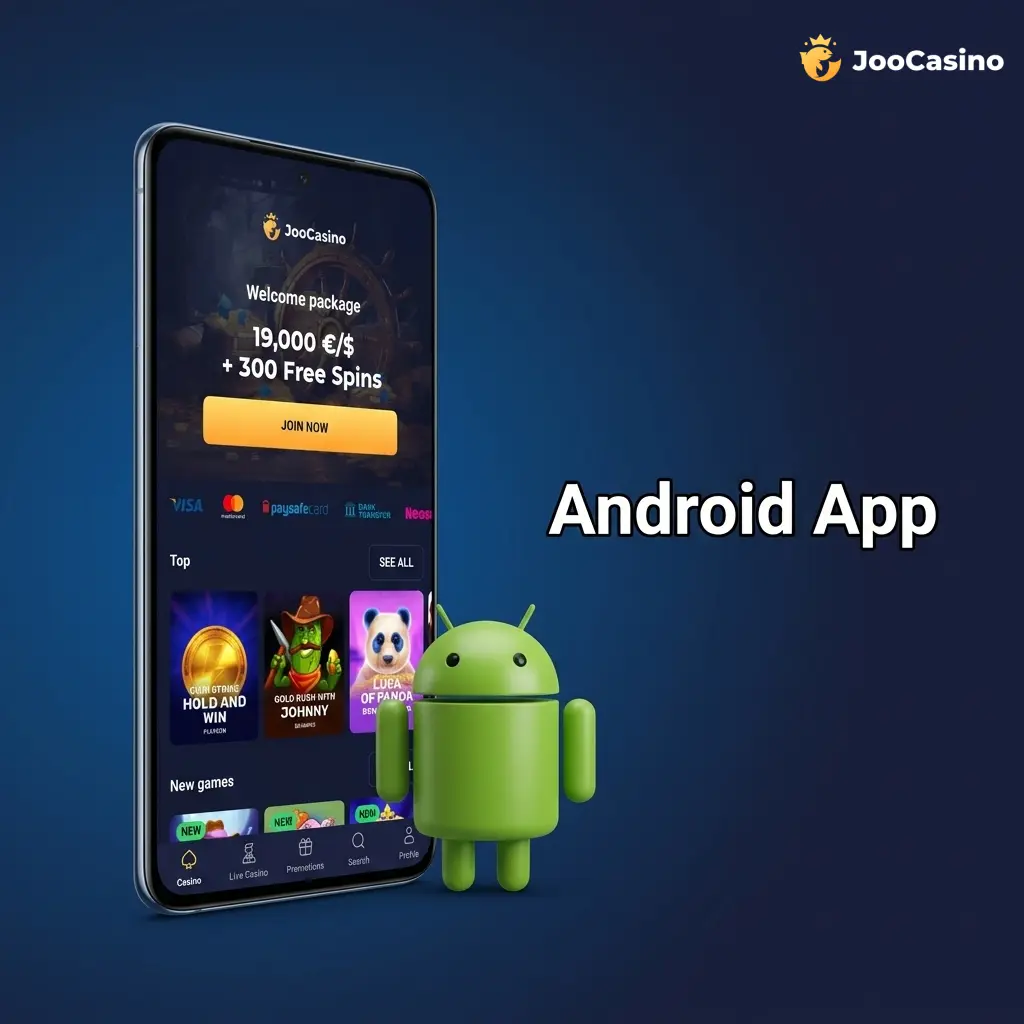 Joo Casino Android APK download and installation guide for devices running Android 5.0 or higher