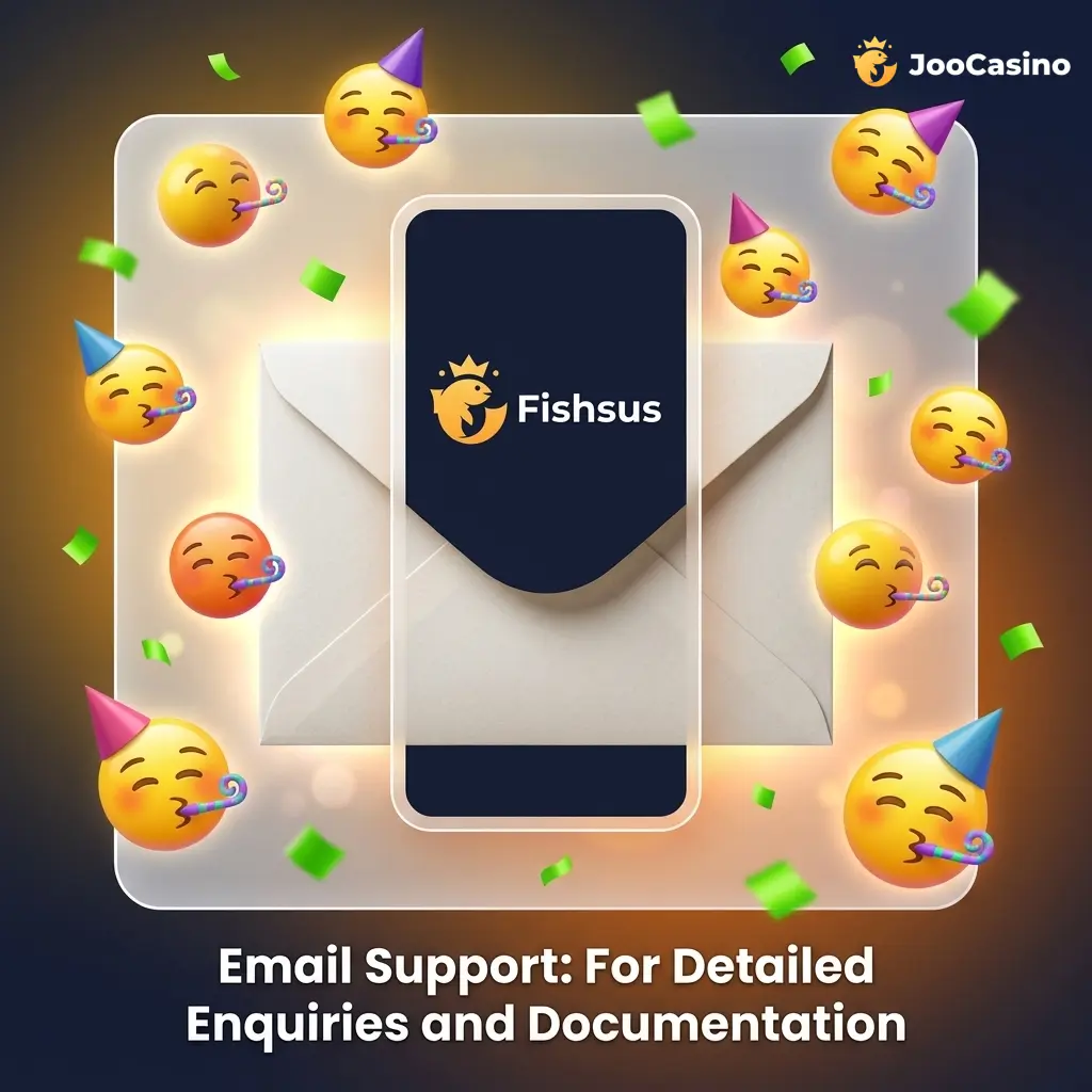 Joo Casino email support contact details for detailed enquiries, KYC verification, disputes, and account issues via support@joocasino.com