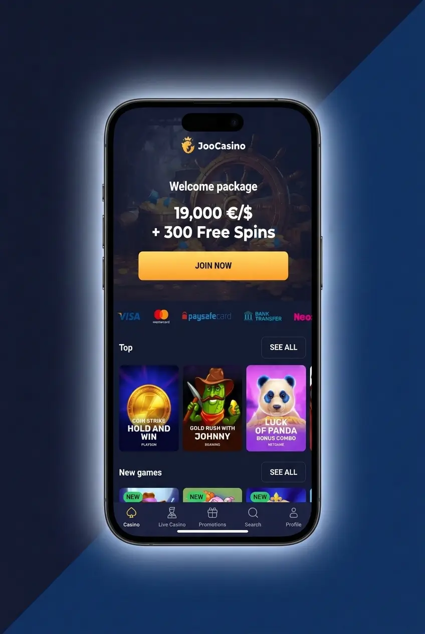 Joo Casino mobile app registration steps for Australian players showing account setup process on Android or iOS device