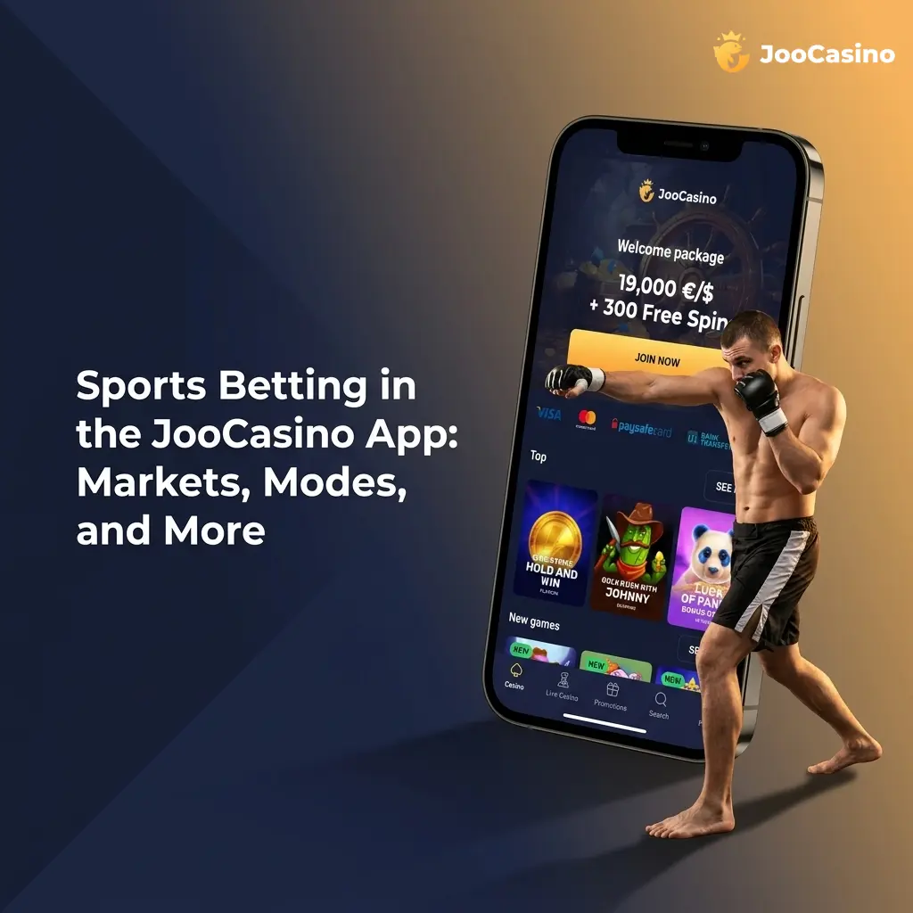 Joo Casino app sports betting interface showing AFL, NRL, cricket, football, tennis, NBA, NHL, UFC, eSports markets