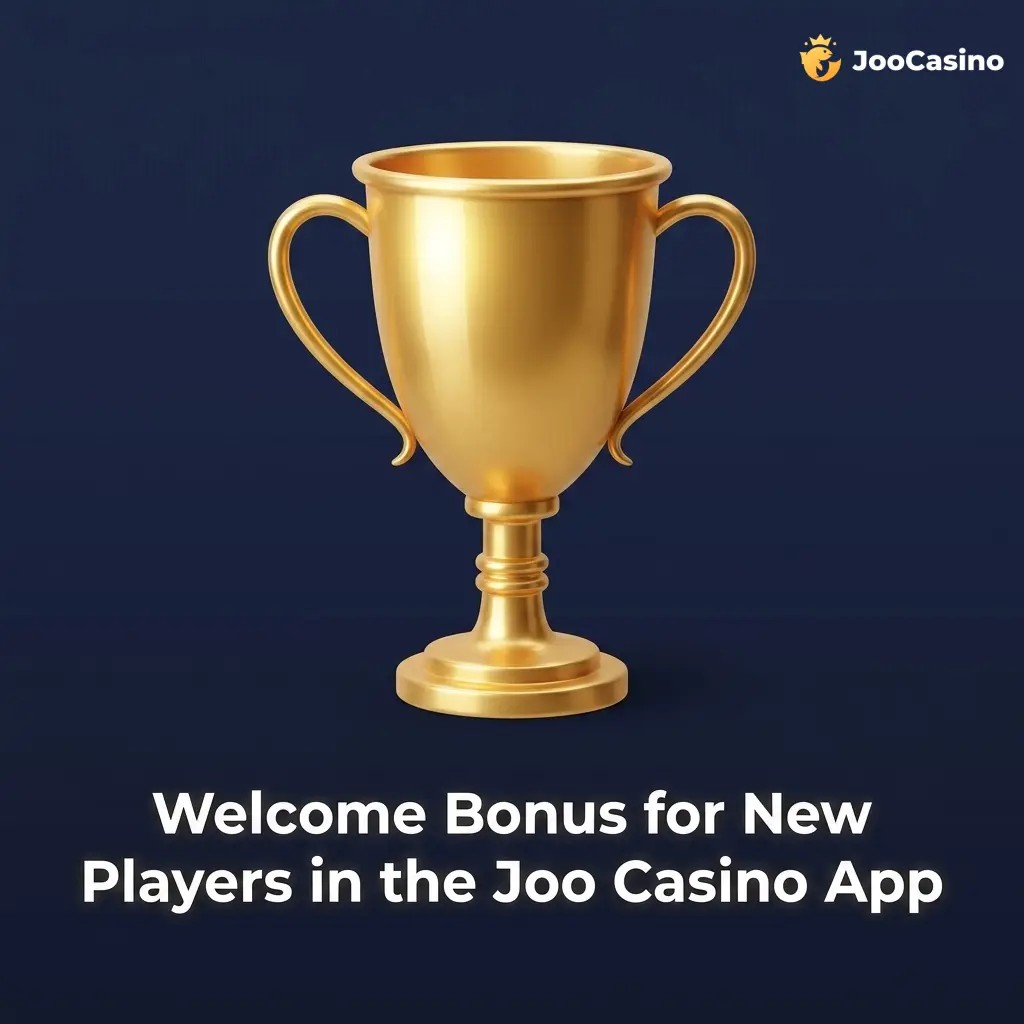 Joo Casino app welcome bonus offering up to AUD 8,000 plus 150 free spins or a sports match bonus for new players